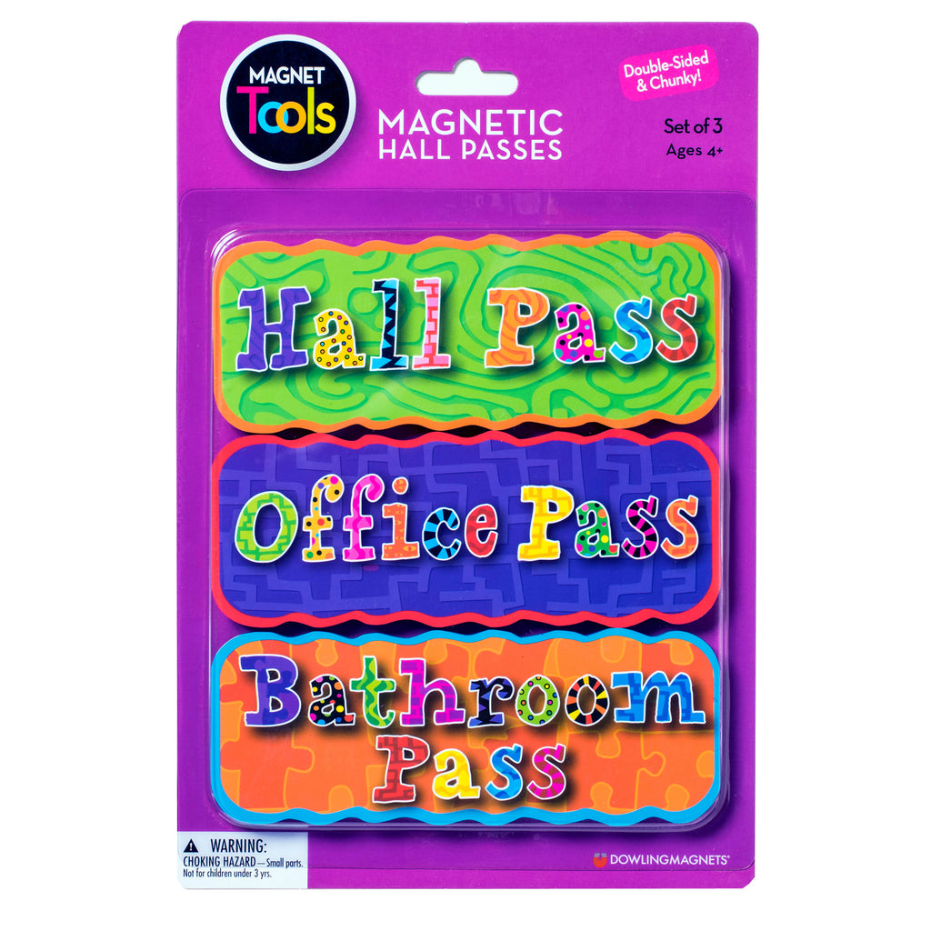 Magnetic Hall Pass Set 3 Pcs
