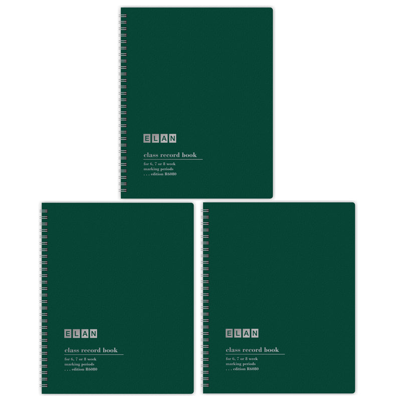 (3 Ea) Class Record Book 6-8 Wk 36 Names