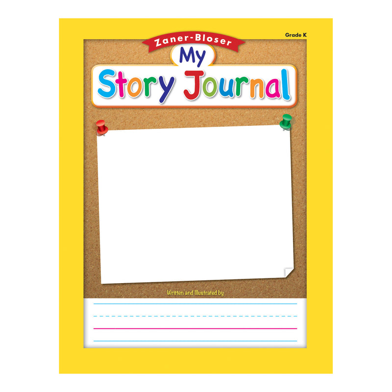 Zaner Bloser Story Journal Gr K 3-4in Ruling