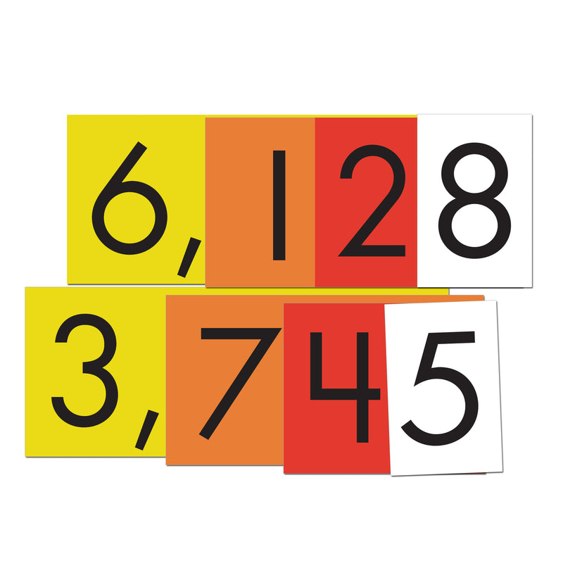 4-value Whole Numbers Place Value Cards Set