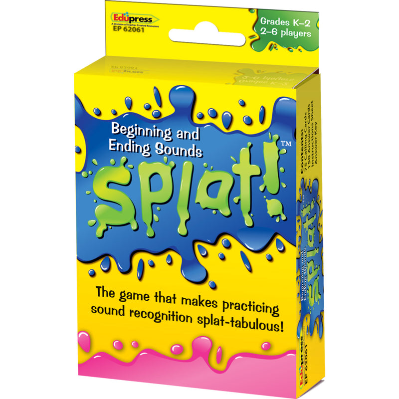 Beginning Ending Sounds Splat Game