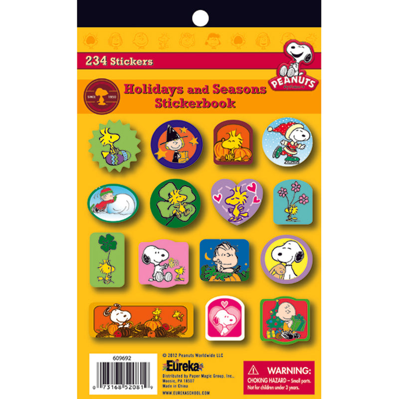 Peanuts Holidays And Seasons Sticker Book