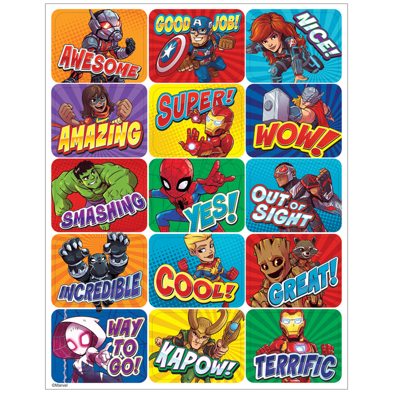 Marvel Super Hero Adventur Stickers Success