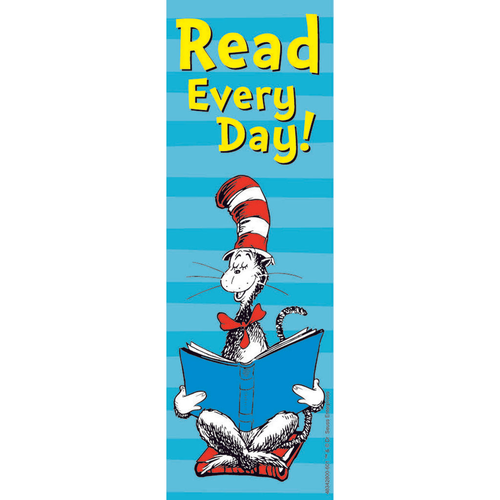 Cat In The Hat Read Every Day Bookmarks