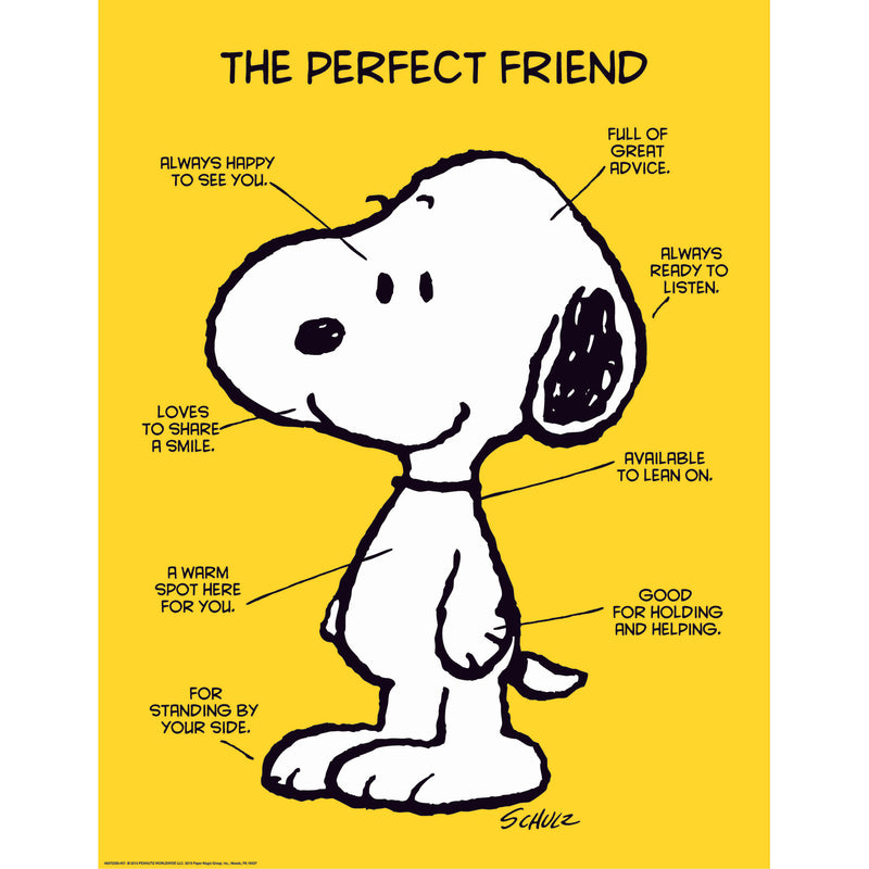 Peanuts The Perfect Friend 17x22 Poster