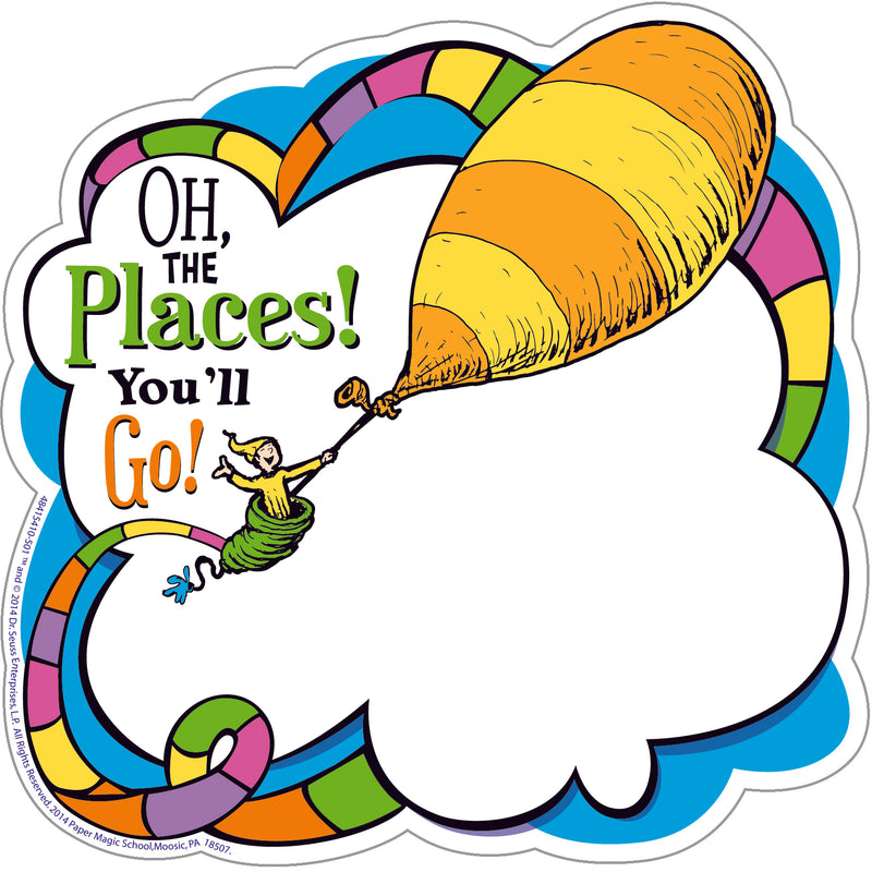 Dr Seuss Oh The Places Paper Cut Outs