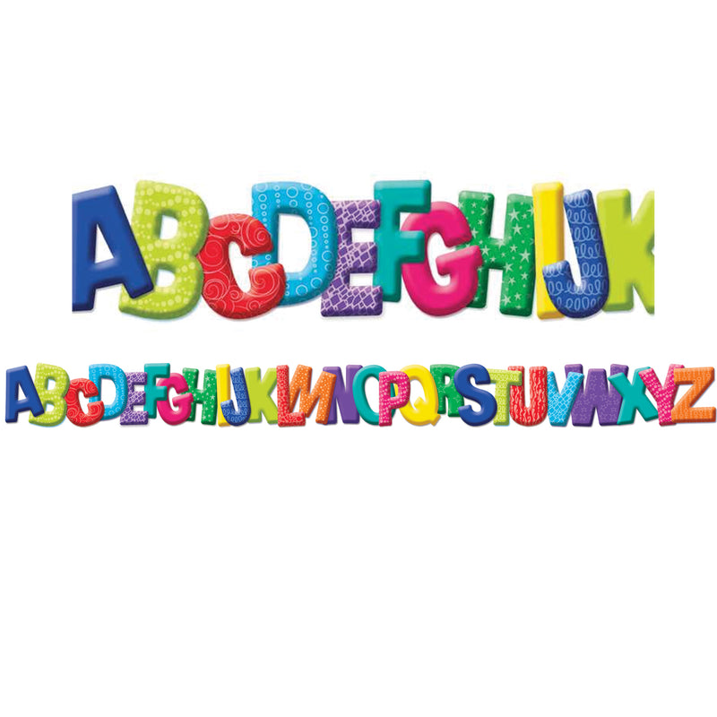 Color My World Abc Diecut Deco Trim