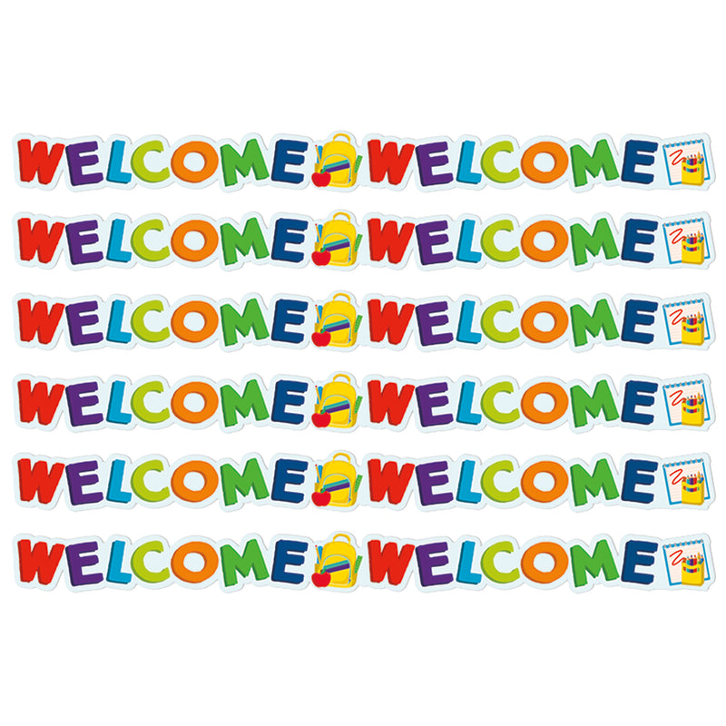 Welcome Extra Wide Deco Trim®, 37 Feet Per Pack, 6 Packs