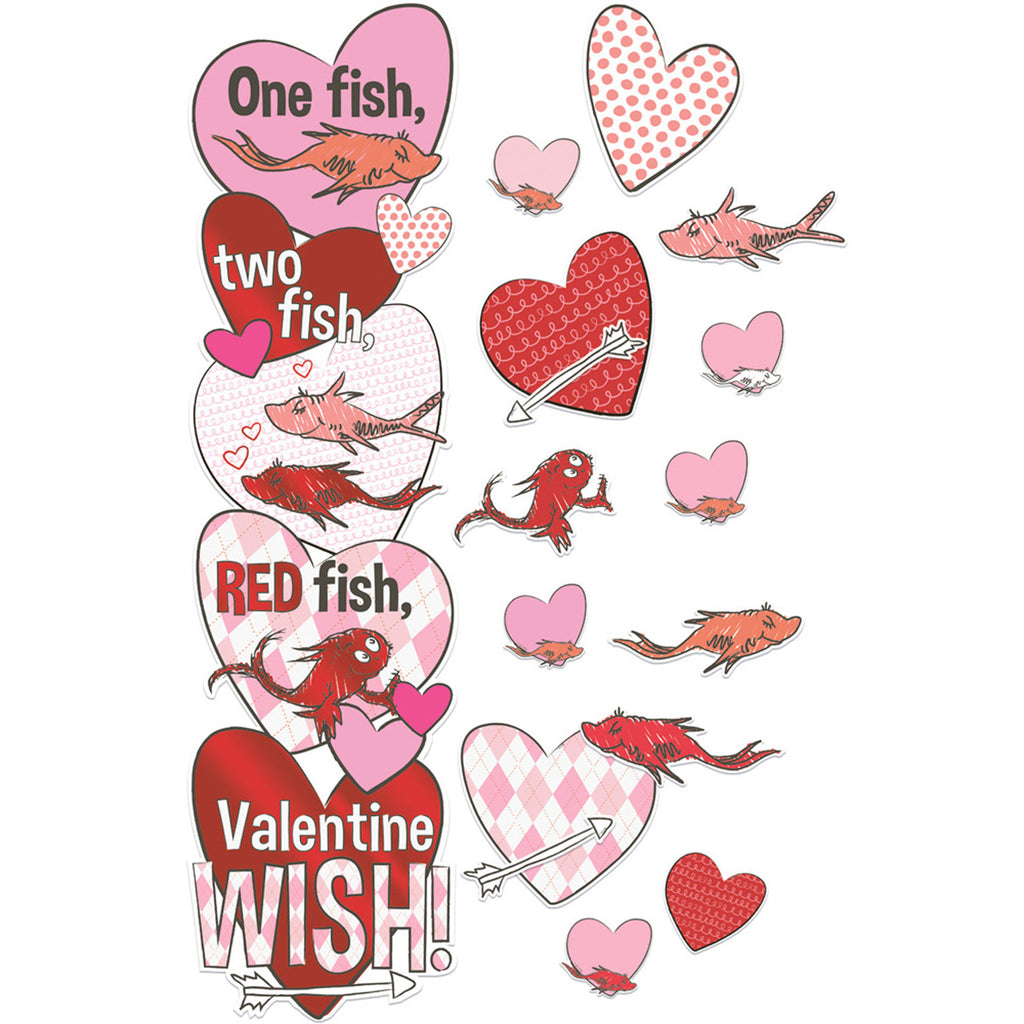 1 Fish 2 Fish Valentines Day Door Decor Kit