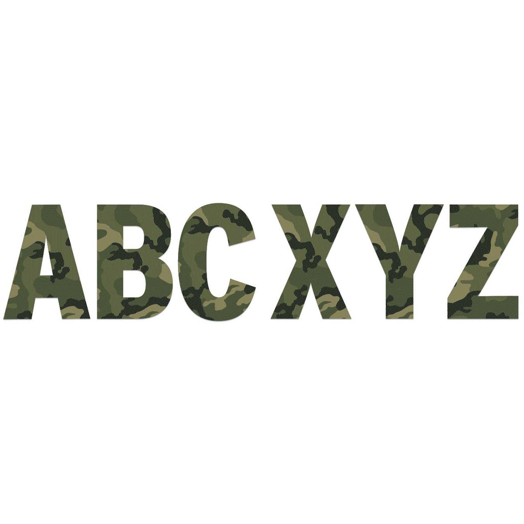 Classic Camo 7 Deco Letters
