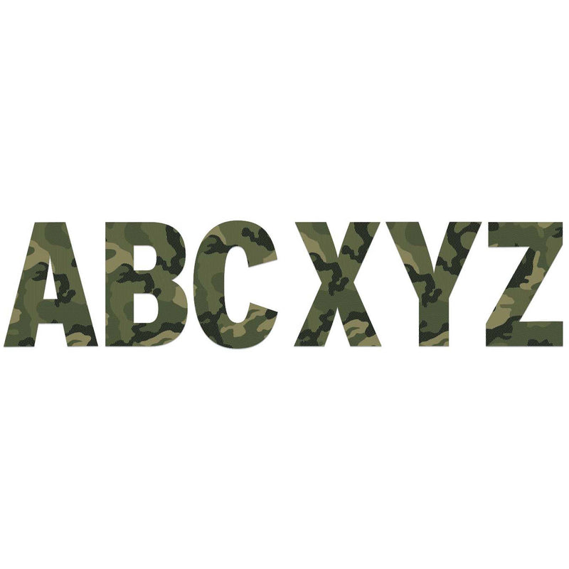 Classic Camo 7 Deco Letters