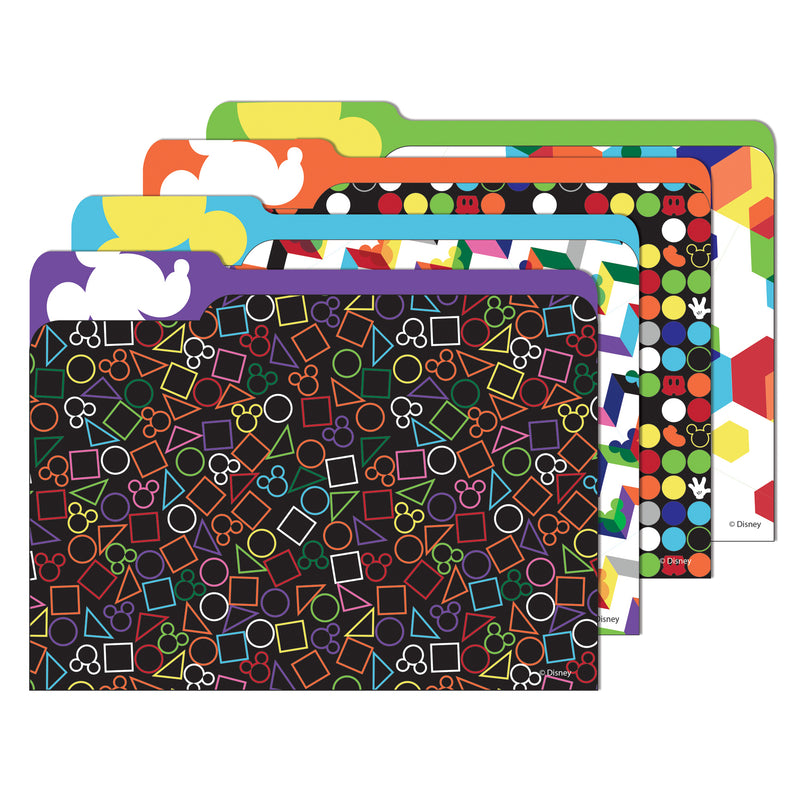 Geo Mickey File Folders