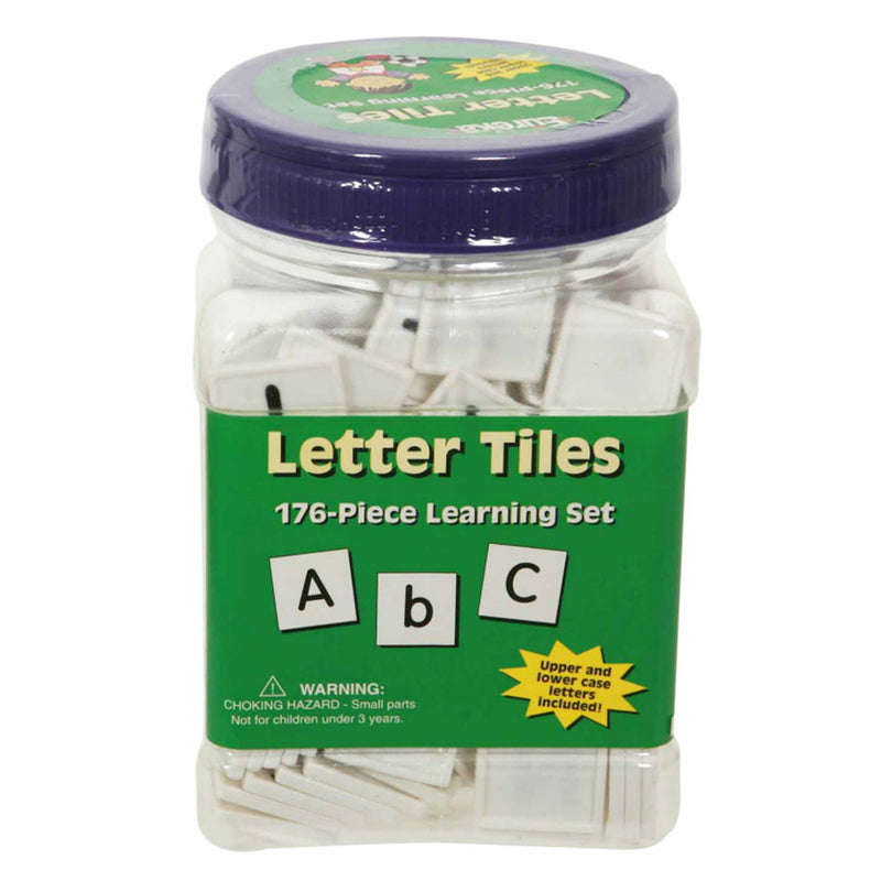 Letter Tiles Upper & Lower 176-pk 1 X 1 Black