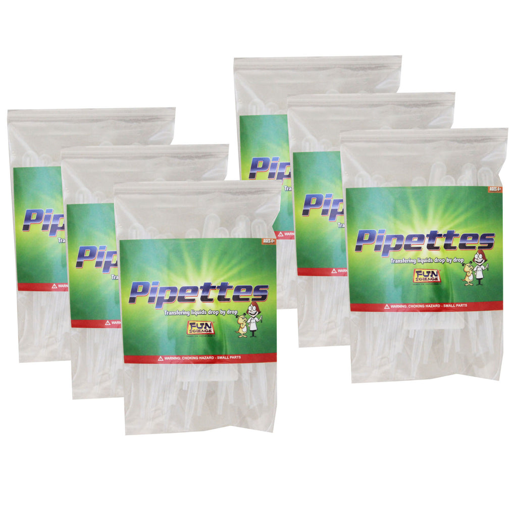 (6 Pk) Pipettes Small