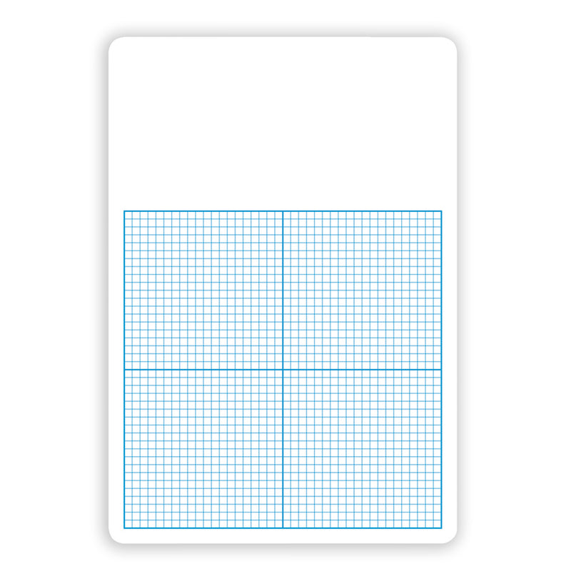 Single 1-4in Graph Dry Erase Board 11 X 16