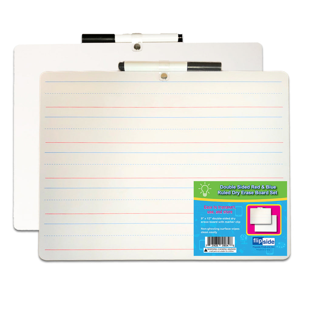 Primary Ruled Dry Erase Board W- Marker