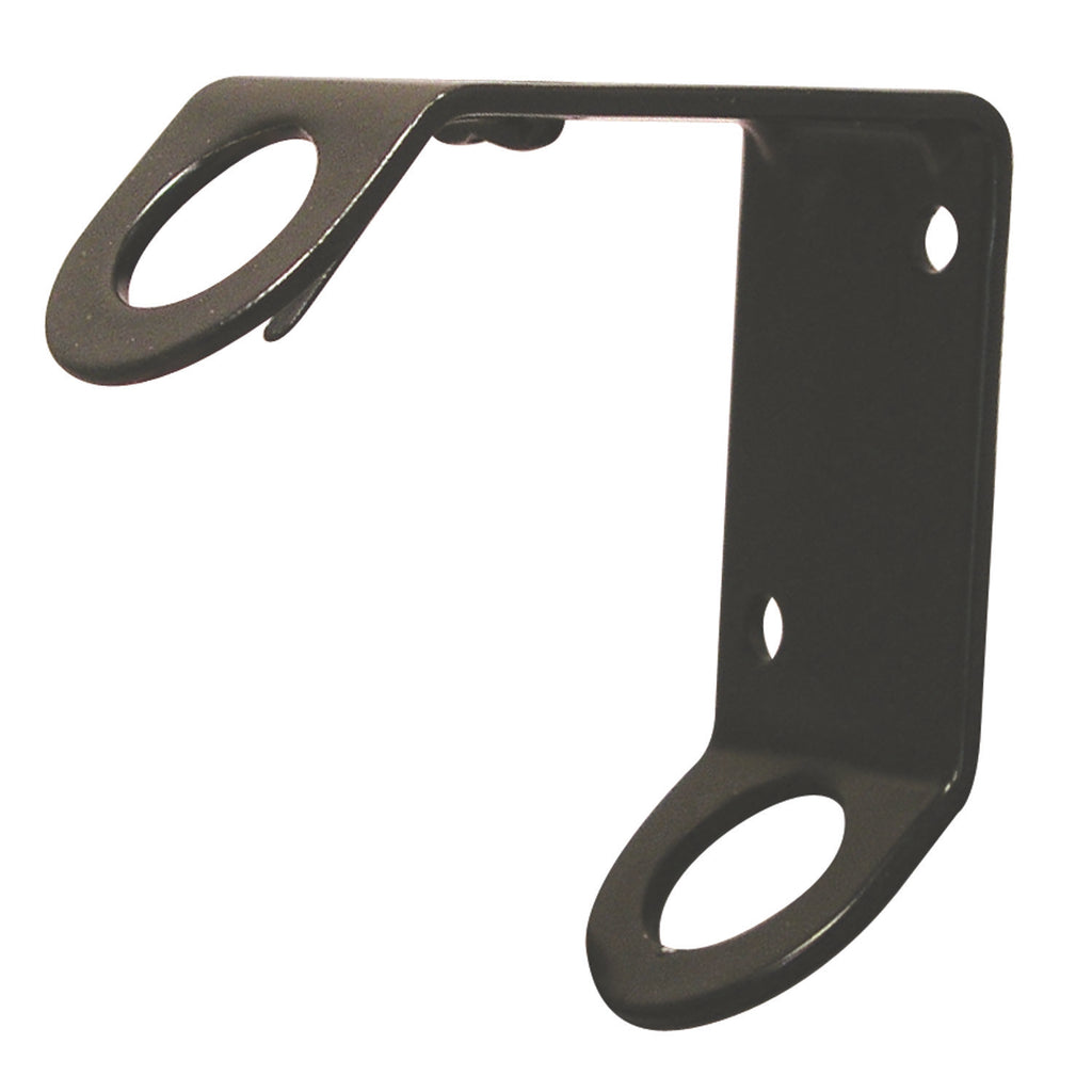 Stamped Steel Flag Bracket Black Enamel Finish