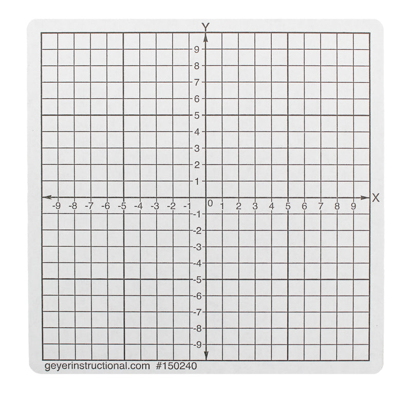 Graphing Stickrs Numberd Axis 500pk
