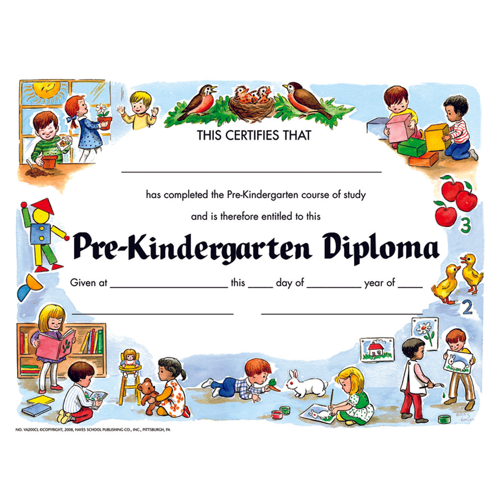 Pre-kindergarten Diploma 30-pk
