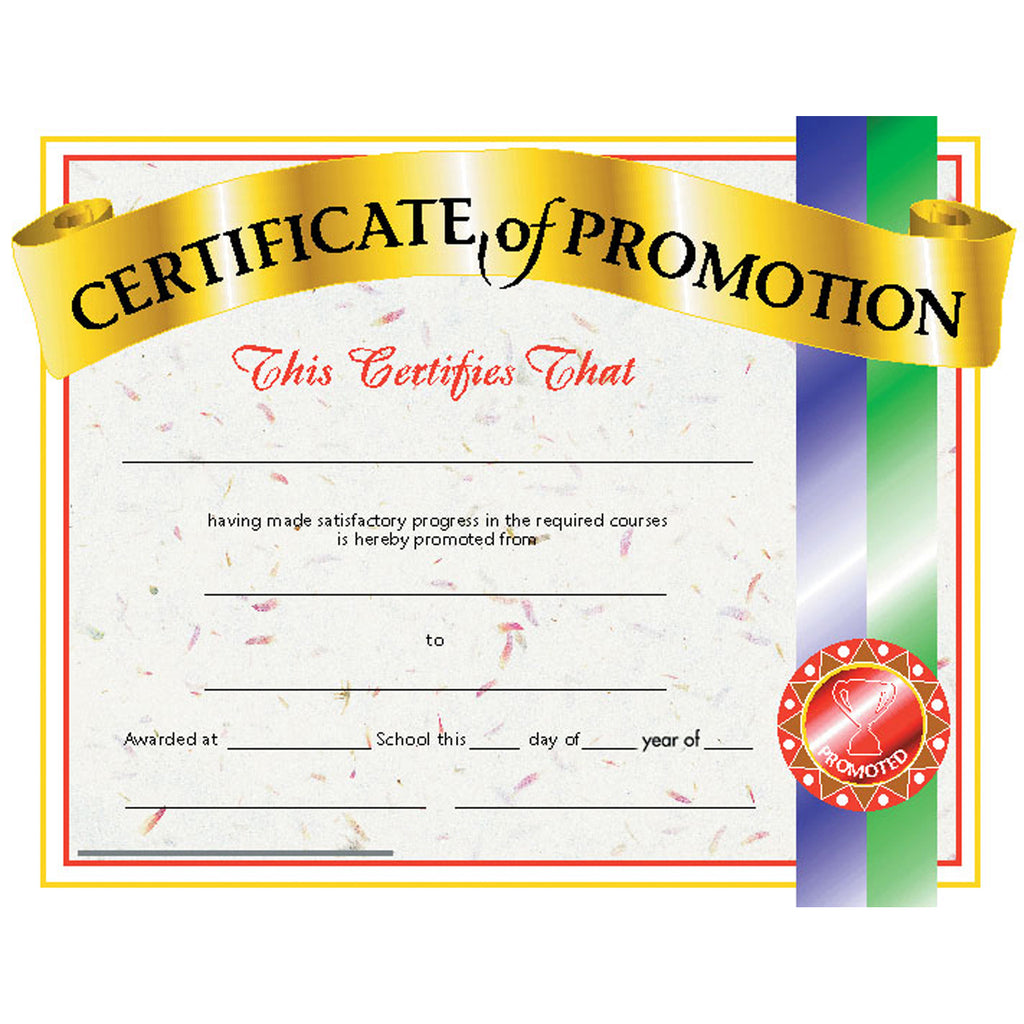 Certificates Of Promotion 30-pk 8.5 X 11
