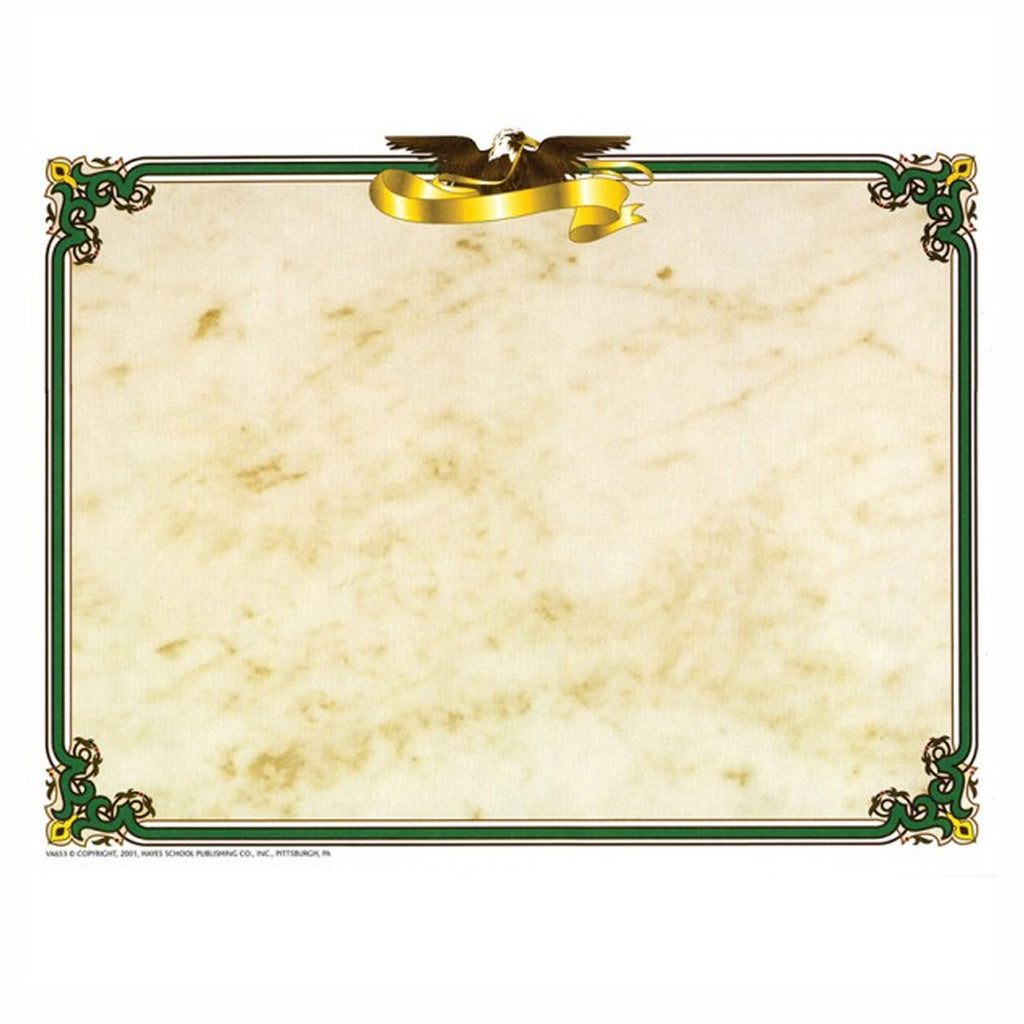 Eagle Certificate Border-computer Paper