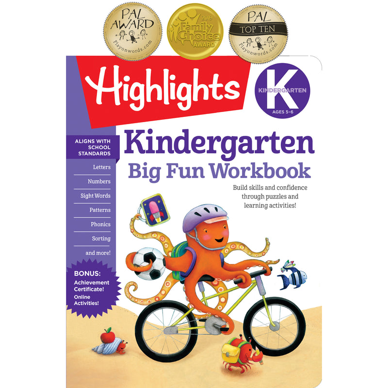 Big Fun Workbooks Kindergarten Highlights