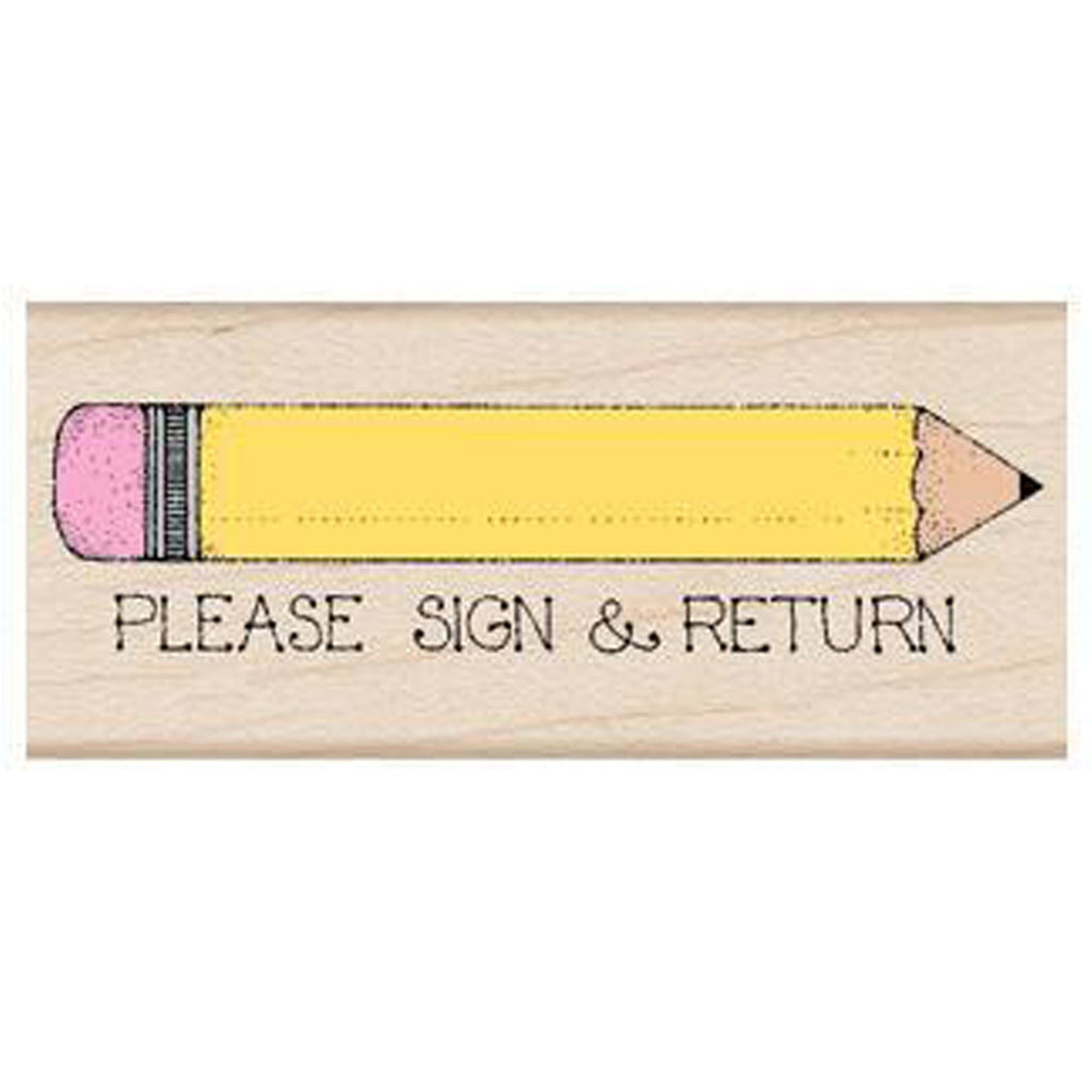 Please Sign & Return Pencil