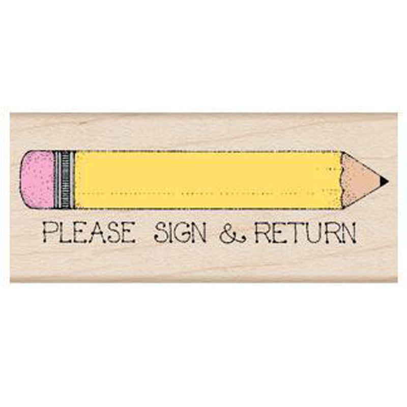 Please Sign & Return Pencil