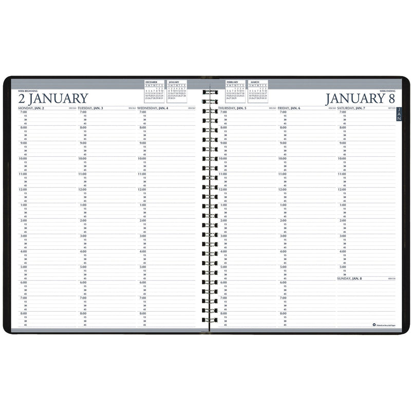 Academic Prof Weekly Planner 24 Months Jan - Dec