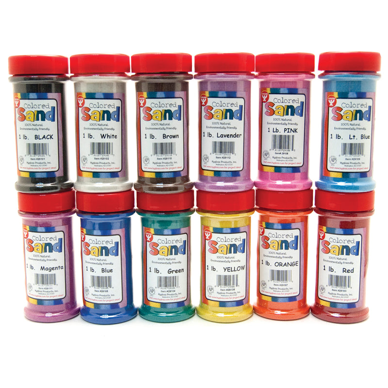 Bucket O Sand 12 Asstd Colors 1 Lb Each