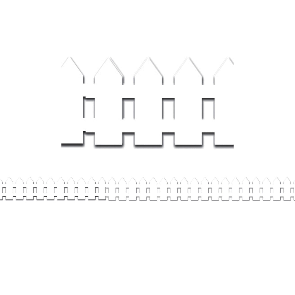 White Fence Mighty Brights Border