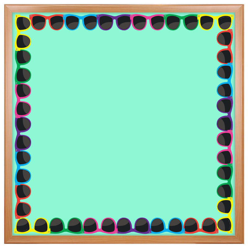 Sunglasses Die Cut Border