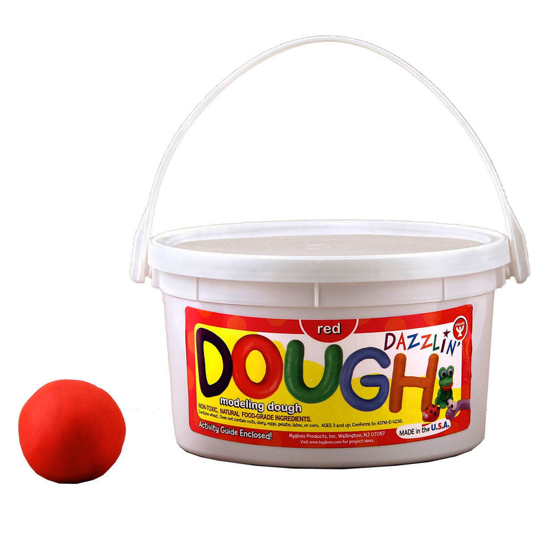 Dazzlin Dough Red 3 Lb Tub