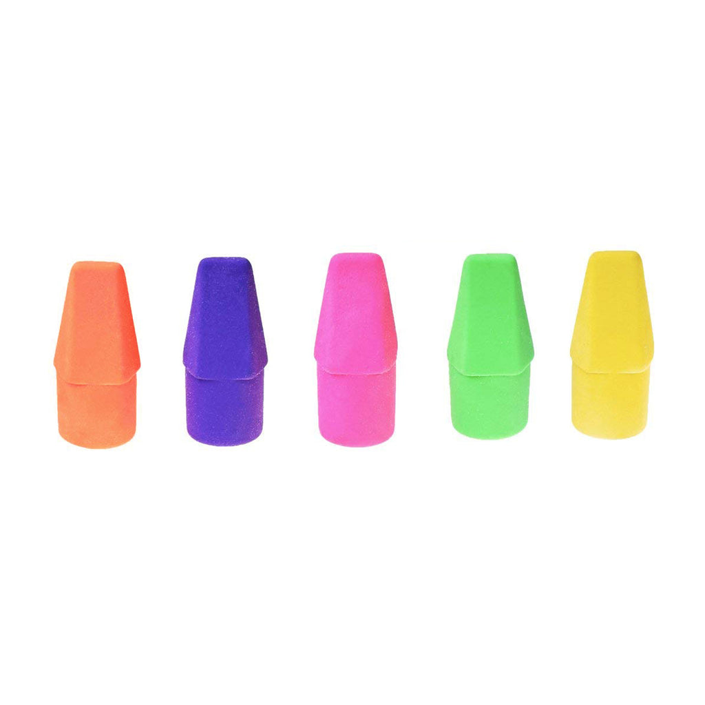 Cap Eraser Neon Colors 144-pk