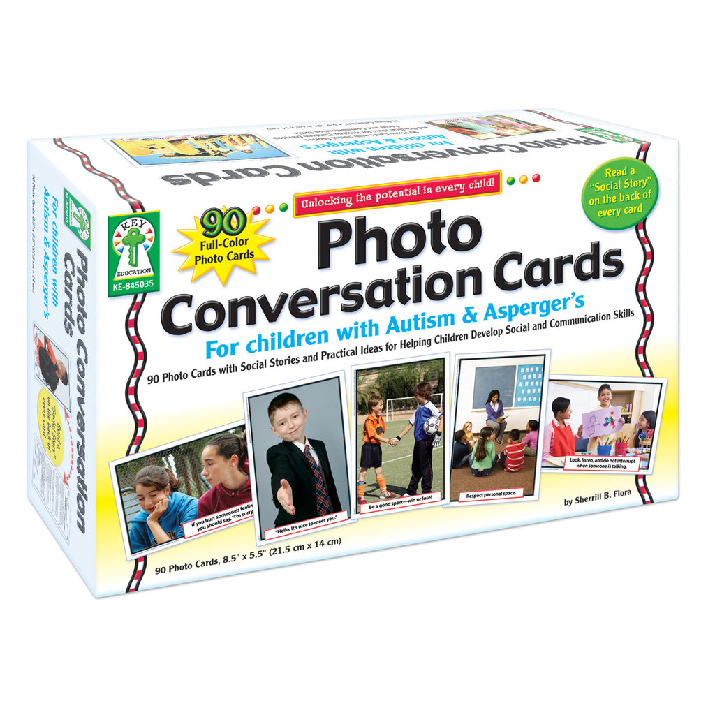 Photo Conversation Cards For Children With Autism And Aspergers