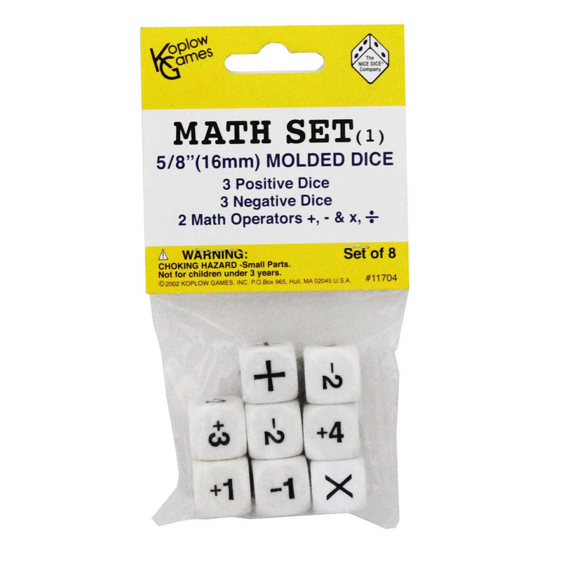 (6 St) Positive Negative Dice