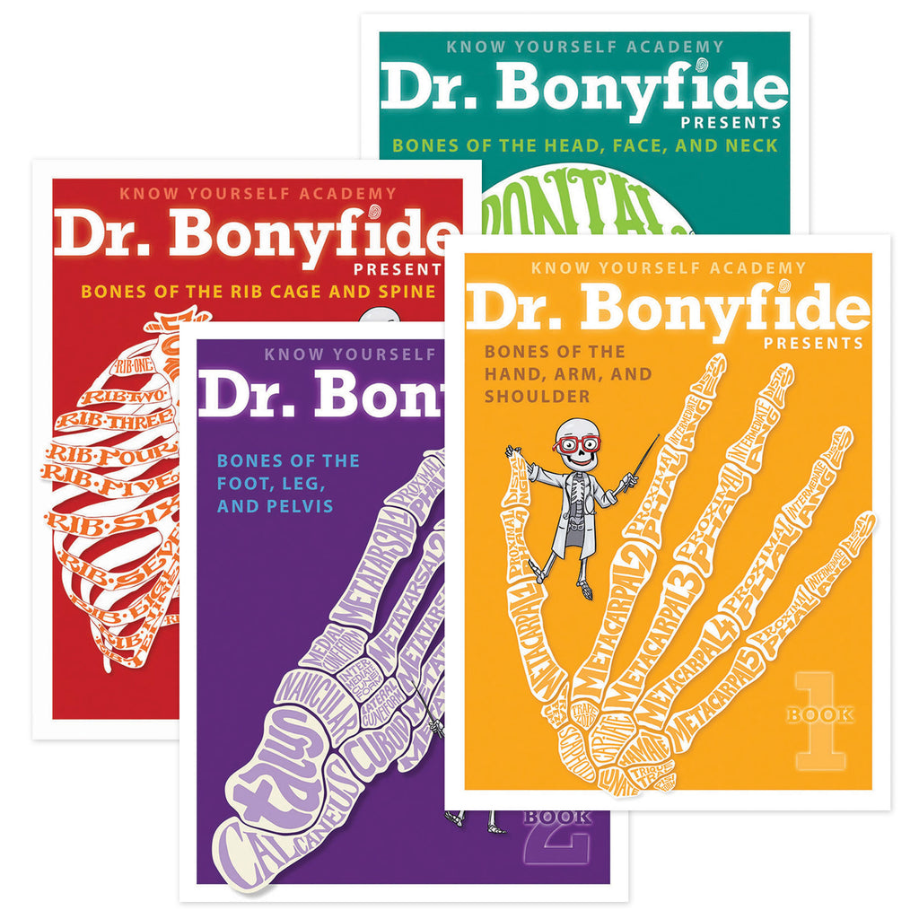 206 Bones Of The Human Body 4 Book Set Dr Bonyfide