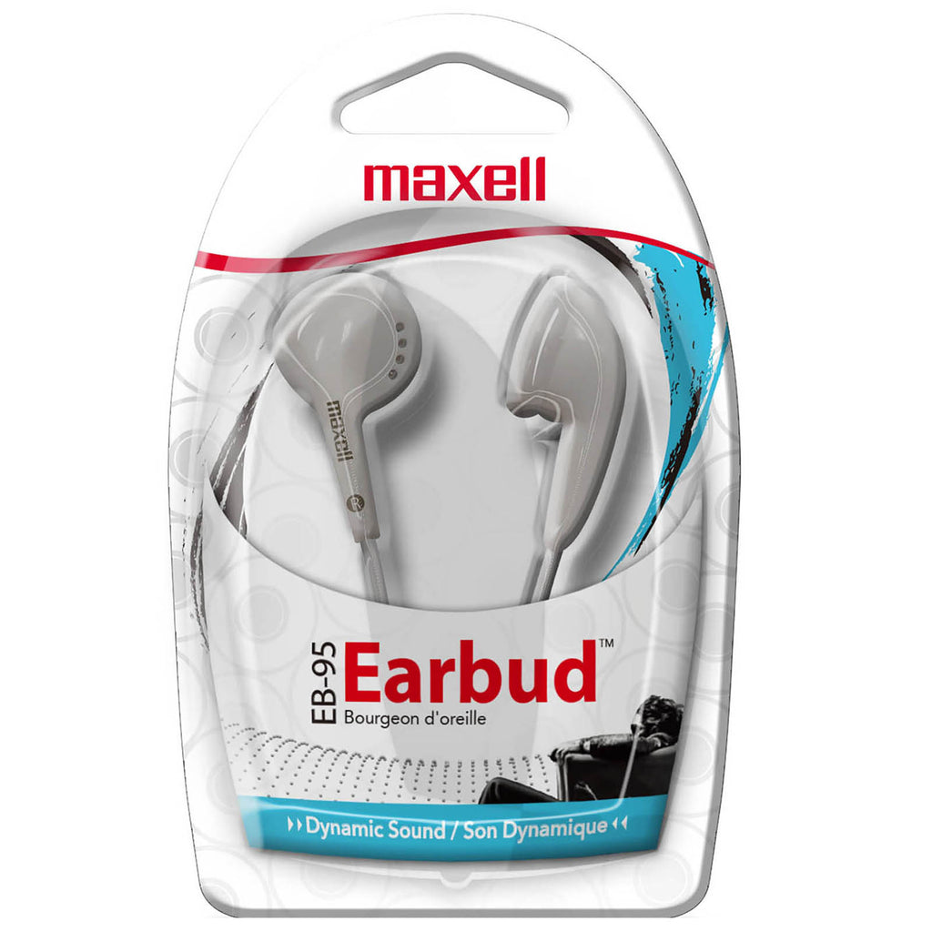 Maxell Budget Stereo Earbuds White