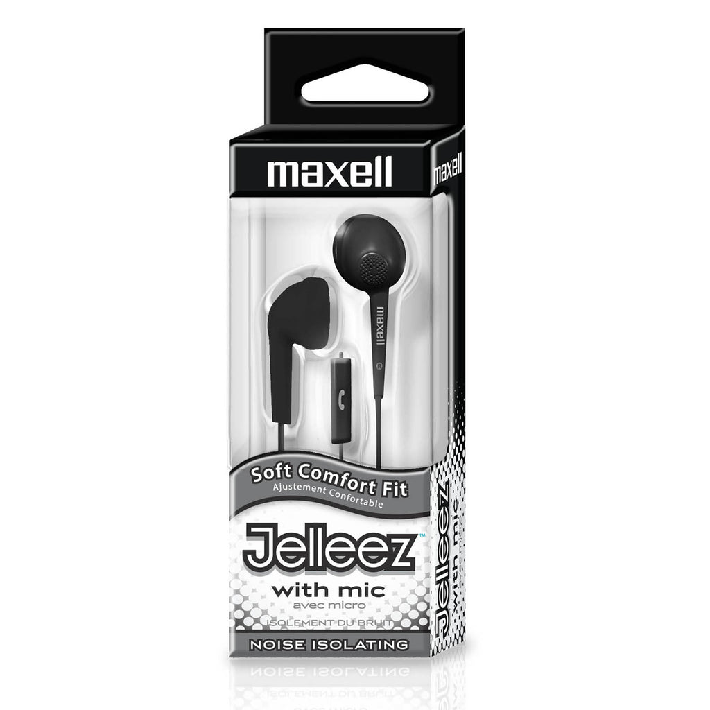 Jelleez Soft Earbuds W- Mic Black