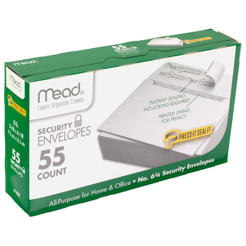 Press It Seal It No6.75 55ct Security Envelopes