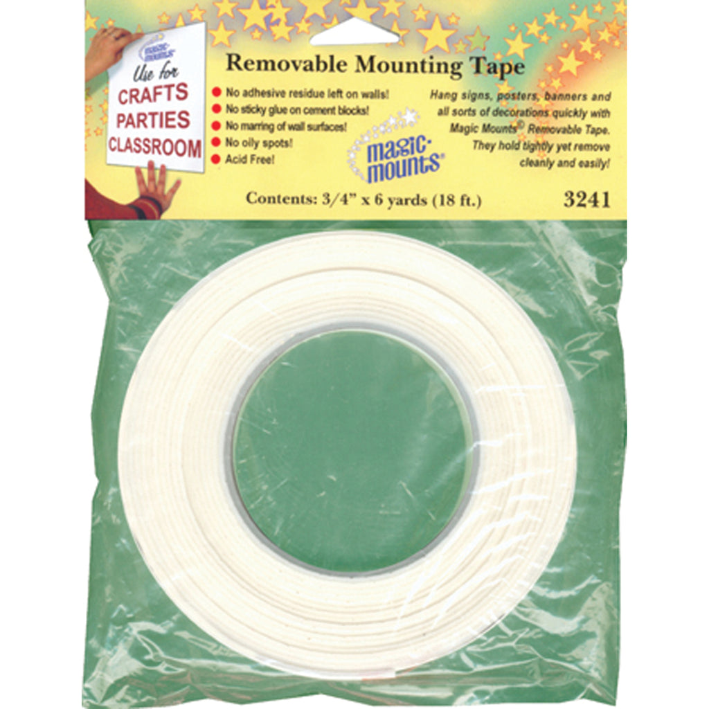 Wall Mounting Tape 3-4 X 6 Yards