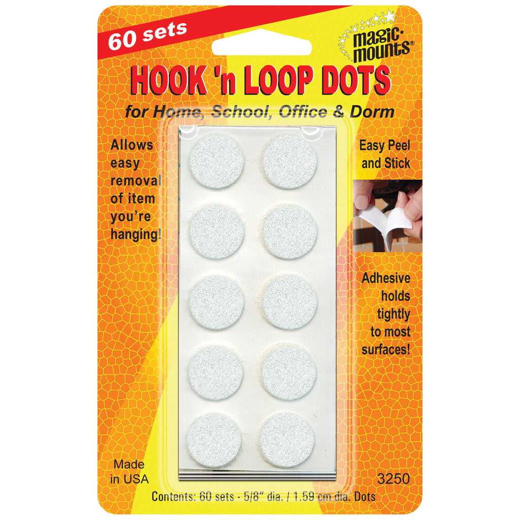 Hook N Loop 5-8 Dots 60 Sts