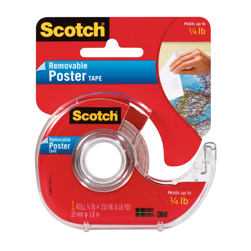 Tape Poster Removable 3-4 X 150 Clear