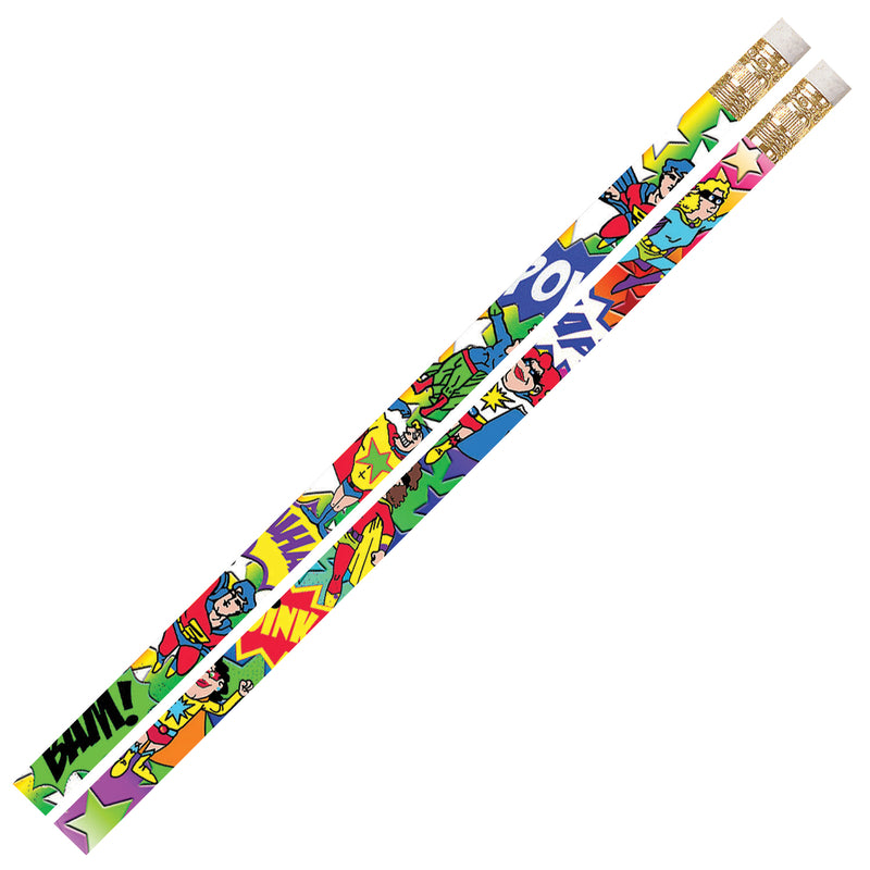 Super Duper Heroes Pencil 12 Pk