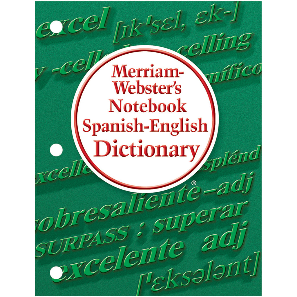 Merriam Websters Notebook Spanish English Dictionary