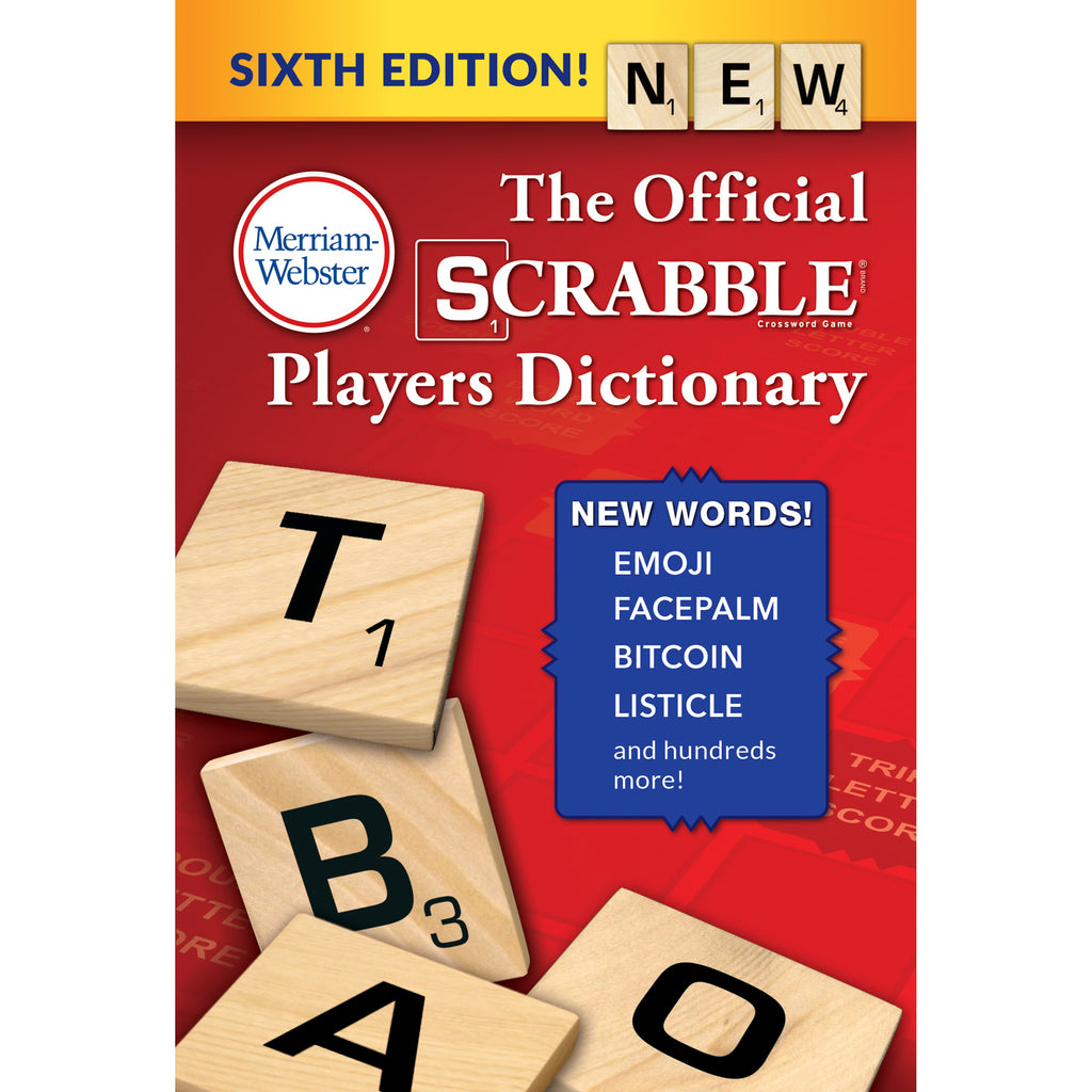 Scrabble Playr Dictionry Paperback 6th Ed