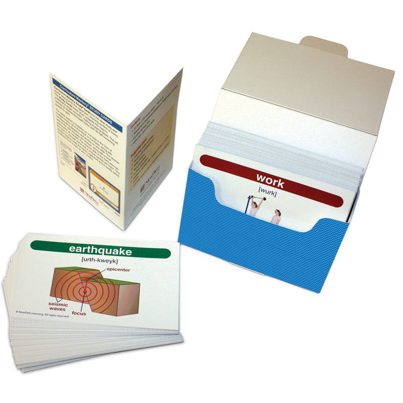 Gr 3-5 Science Vocabulary Builder Flash Card Set