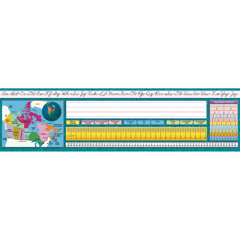 Traditional Cursive Canadian Desk Plates