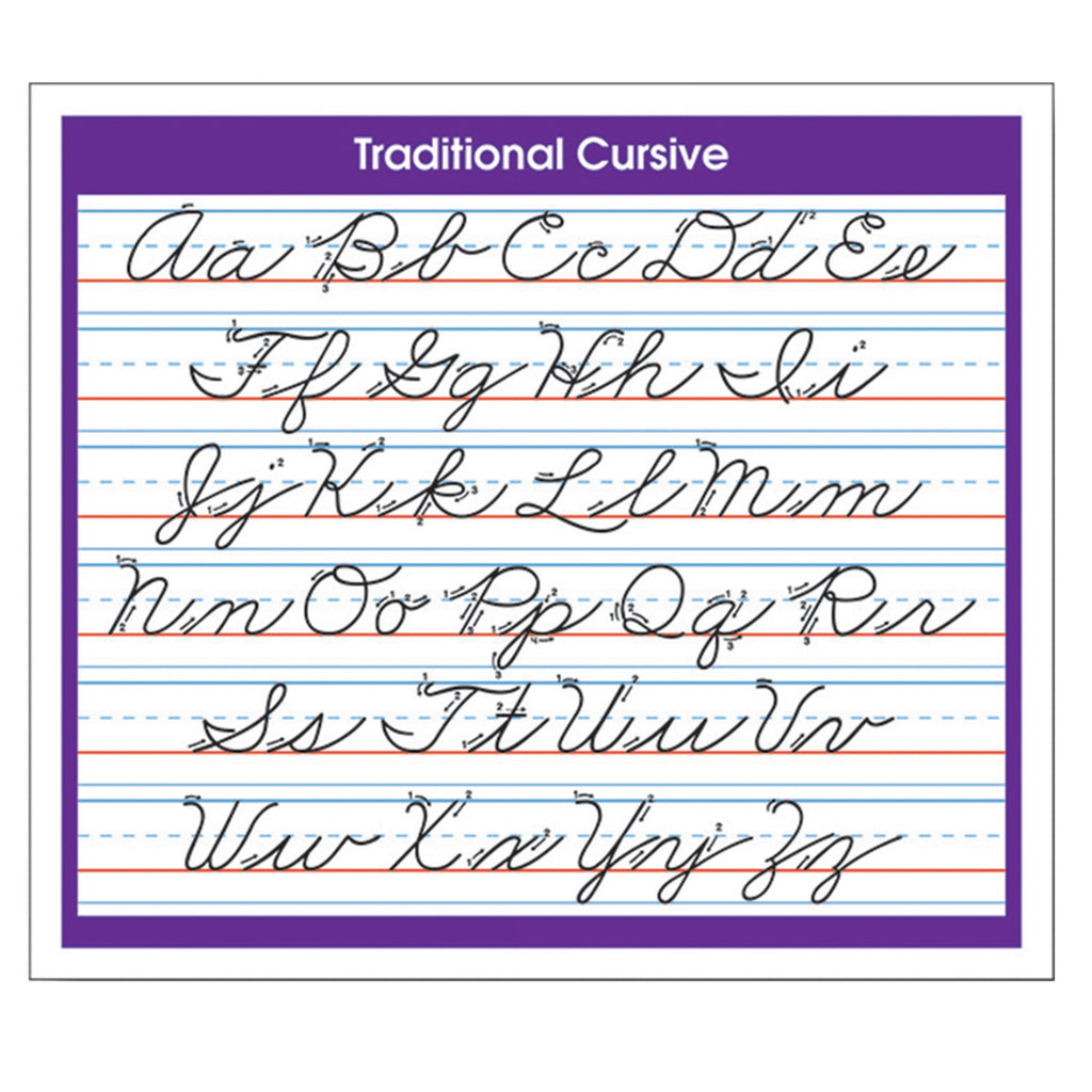 Desk Prompts Traditional Cursive Adhesive