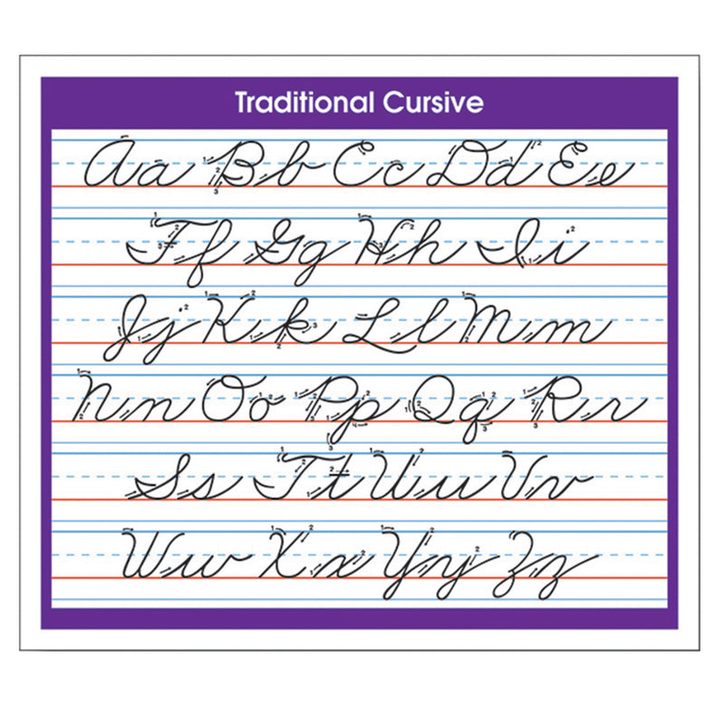 Desk Prompts Traditional Cursive Adhesive